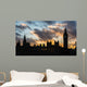 Westminster palace and Big Ben in London at sunset Wall Mural