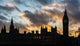 Westminster Palace And Big Ben In London At Sunset Wall Decal