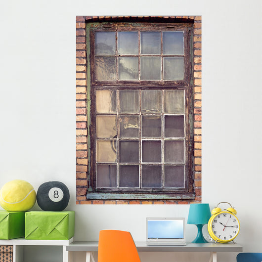 Vintage window Wall Mural