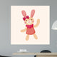 rabbit theme element vector,eps Wall Mural