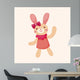 rabbit theme element vector,eps Wall Mural