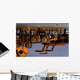 old  black saxophone Wall Mural