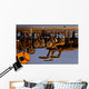 old  black saxophone Wall Mural