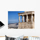 Famous  Caryatides in Acropolis, Athens, Greece Wall Mural