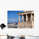 Famous  Caryatides in Acropolis, Athens, Greece Wall Mural