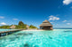 Beach Villas On Small Tropical Island Wall Decal