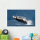 Jump humpback whale. Madagascar Wall Mural