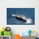 Jump humpback whale. Madagascar Wall Mural