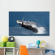 Jump humpback whale. Madagascar Wall Mural