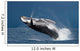 Jump humpback whale. Madagascar Wall Mural