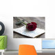 Love letter and rose Wall Mural