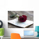 Love letter and rose Wall Mural