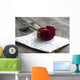 Love letter and rose Wall Mural