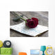 Love letter and rose Wall Mural