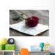 Love letter and rose Wall Mural