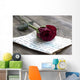 Love letter and rose Wall Mural