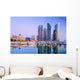 Busan, South Korea Cityscape in Haeundae District Wall Mural