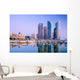 Busan, South Korea Cityscape in Haeundae District Wall Mural