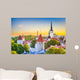 Tallinn, Estonia Old City Skyline Wall Mural