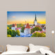 Tallinn, Estonia Old City Skyline Wall Mural