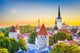 Tallinn, Estonia Old City Skyline Wall Decal