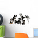 Group of Dogs Wall Decal