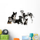 Group of Dogs Wall Decal