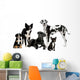 Group of Dogs Wall Decal