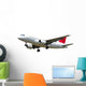 Jet Plane Isolated on White Background Wall Decal