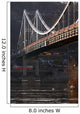 bridge across the Dnieper River in Kiev, Ukraine Wall Mural