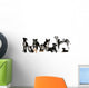 group of dogs Wall Decal