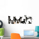group of dogs Wall Decal