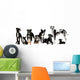 group of dogs Wall Decal
