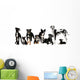 group of dogs Wall Decal