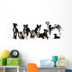 group of dogs Wall Decal