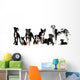 group of dogs Wall Decal