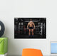 Muscular Man Lifting Barbells Wall Mural