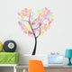 Fingerprints Heart Tree Wall Decal