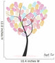 Fingerprints Heart Tree Wall Decal