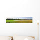 Panoramic irrigation field Wall Mural