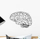 brain Wall Decal