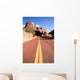 Two Lane Road Mountain Buttes Zion National Park Desert SW Wall Mural