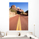 Two Lane Road Mountain Buttes Zion National Park Desert SW Wall Mural
