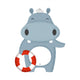 Nautical Cartoon Hippopotamus Wall Decal