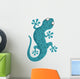 Green Cartoon Lizard Wall Mural