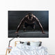 Athlete with a beautiful body and naked torso Wall Mural