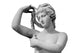 Venus Statue Isolated On White Background Wall Decal
