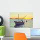Boat in Mexico Wall Mural