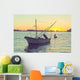 Boat in Mexico Wall Mural