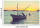 Boat in Mexico Wall Mural